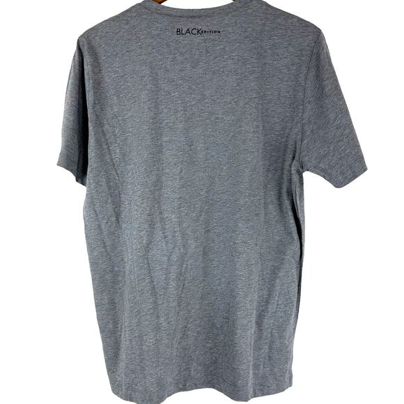 Canali NWT Black Edition Cotton Printed T-Shirt Join The Crew Men's Sz 50 (US M) - Picture 2 of 8